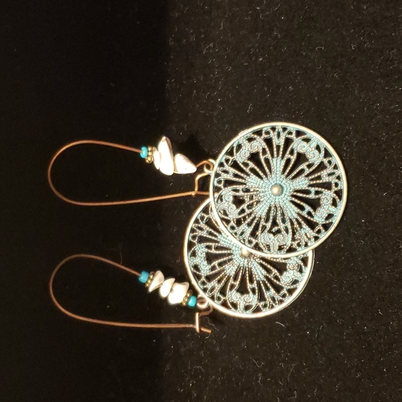 Aztec style/Boho style earrings - Picture 2 of 2